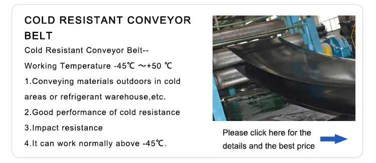 Cold Resistant Conveyor Belt